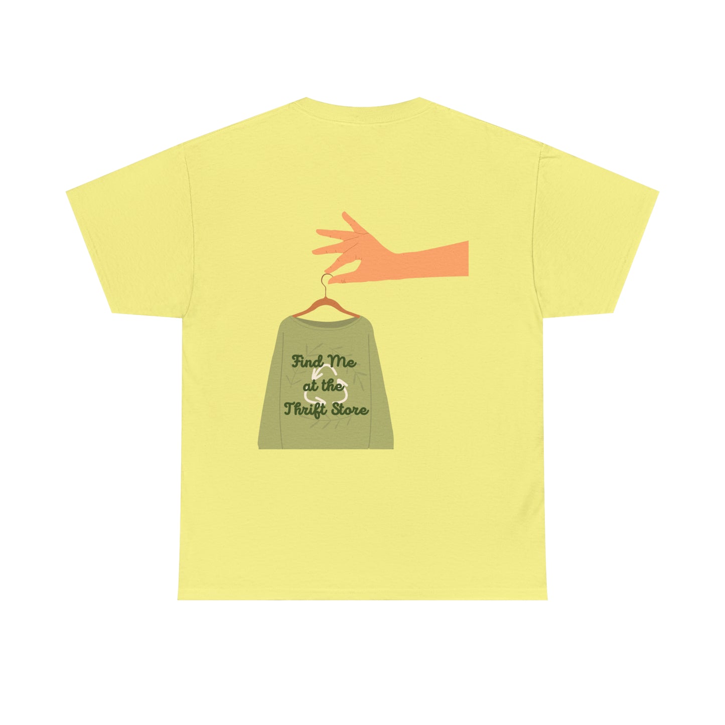 Find Me at the Thrift Store Unisex Heavy Cotton Tee