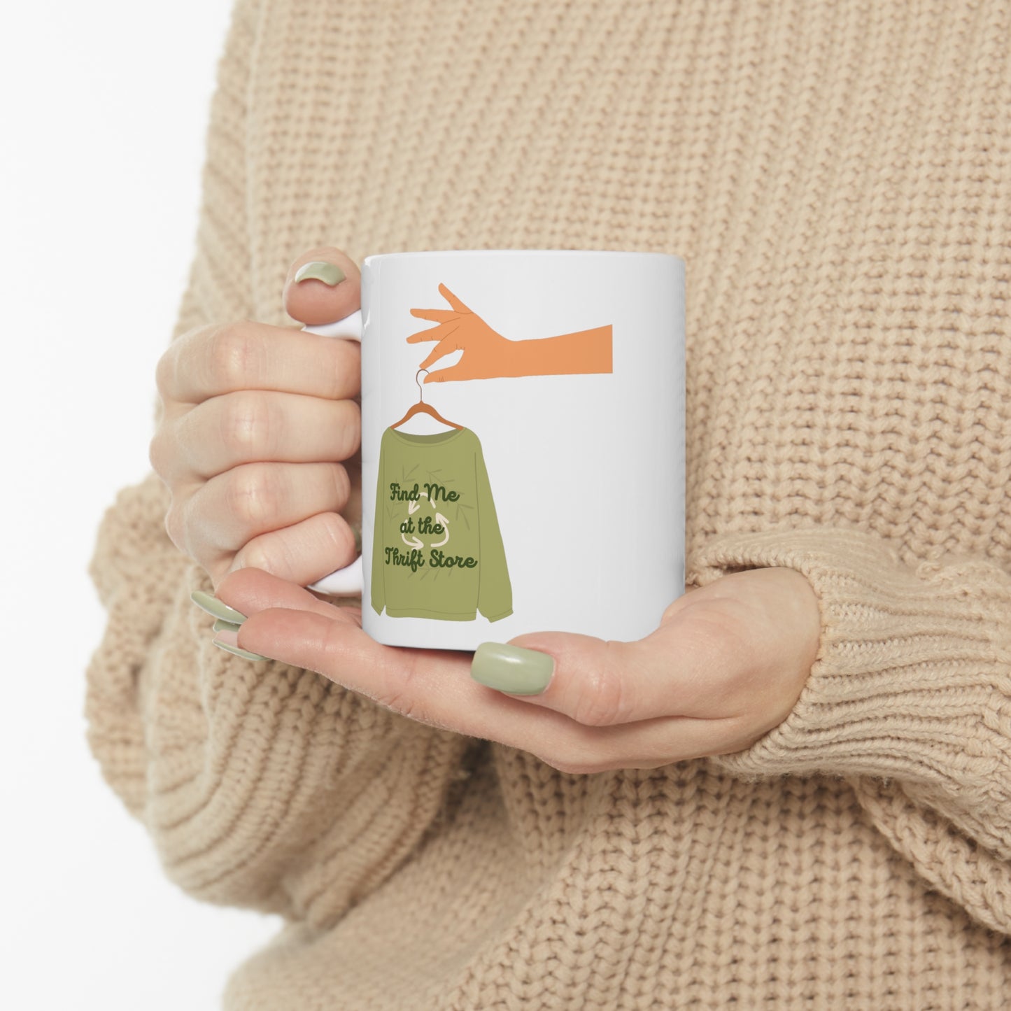 Find me at The Thrift Store Ceramic Mug