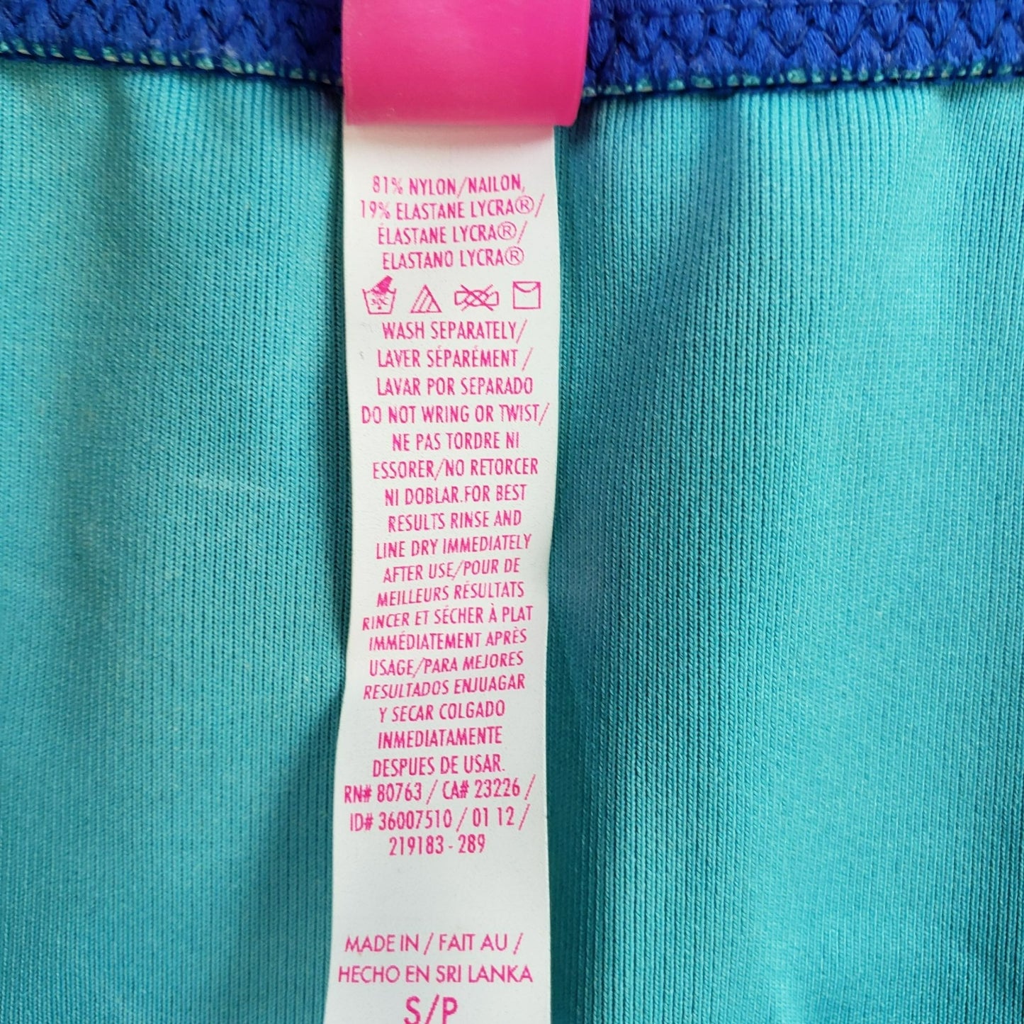 Victoria's Secret Bright Blue Bikini - Top Size M, Bottoms Size S.