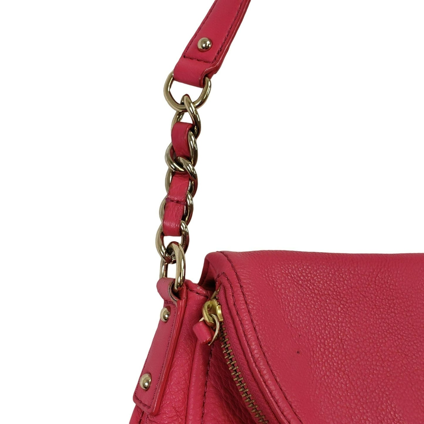 Kate Spade Pink Pebble Leather Shoulder Handbag