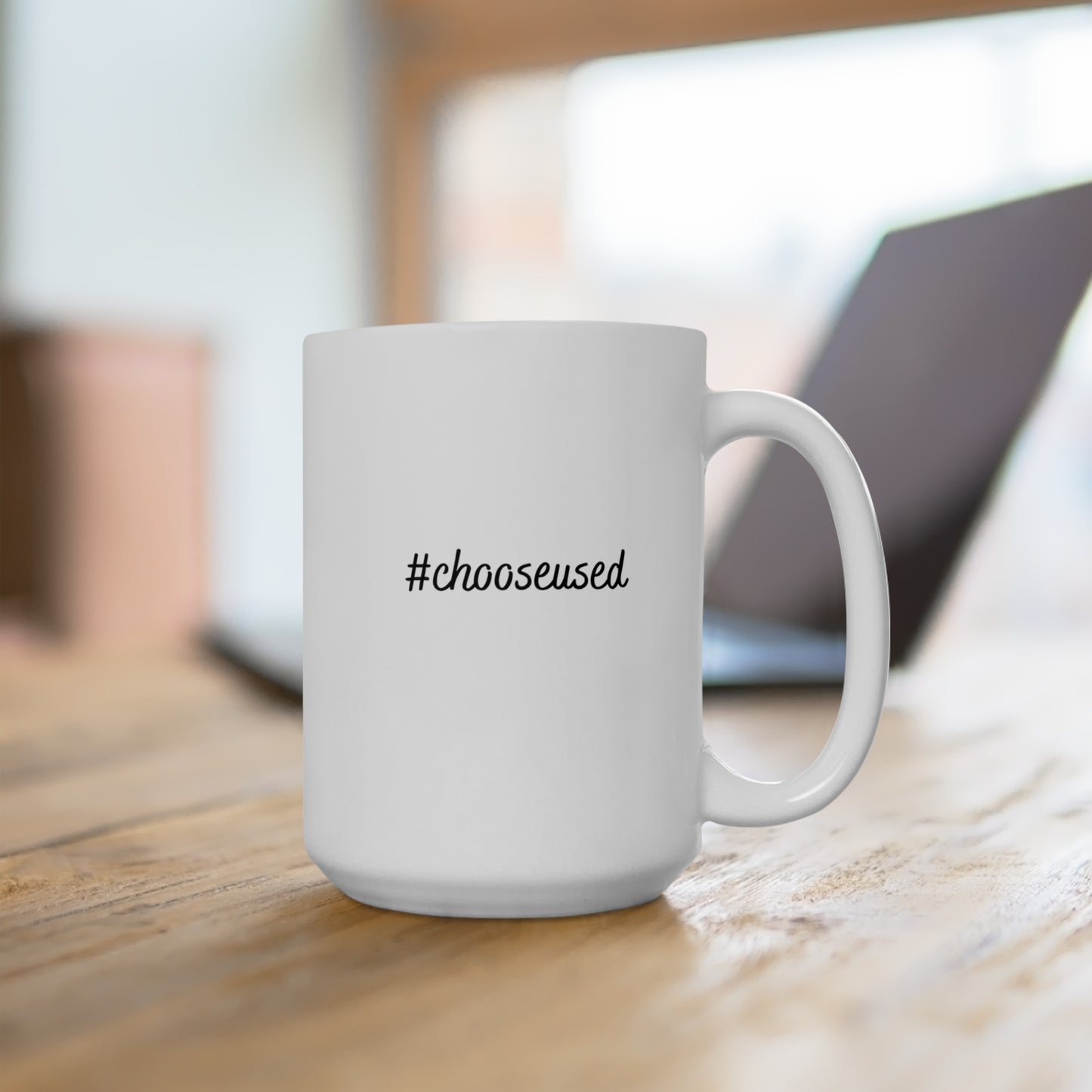 I Shop Secondhand First 15 oz Ceramic Mug
