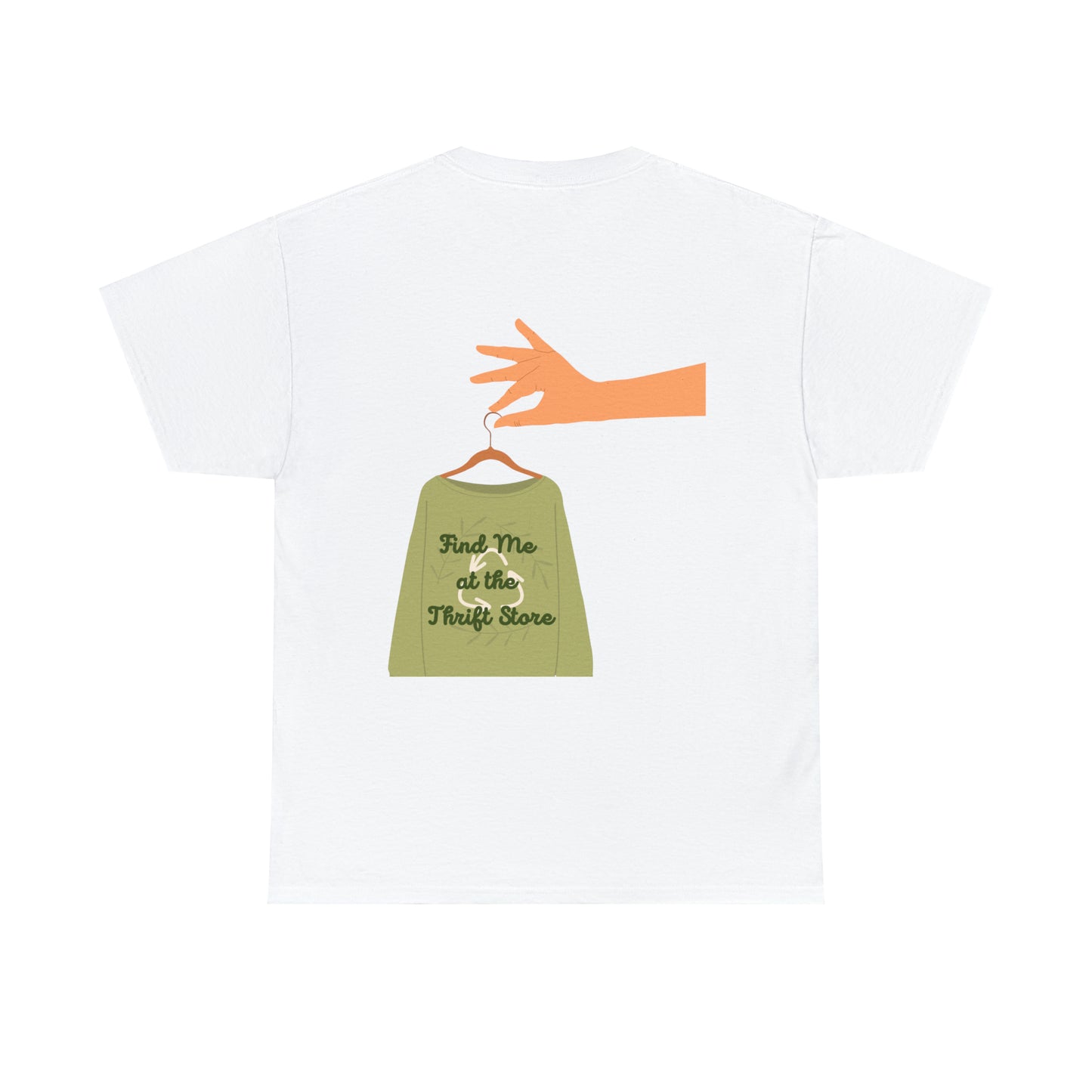 Find Me at the Thrift Store Unisex Heavy Cotton Tee
