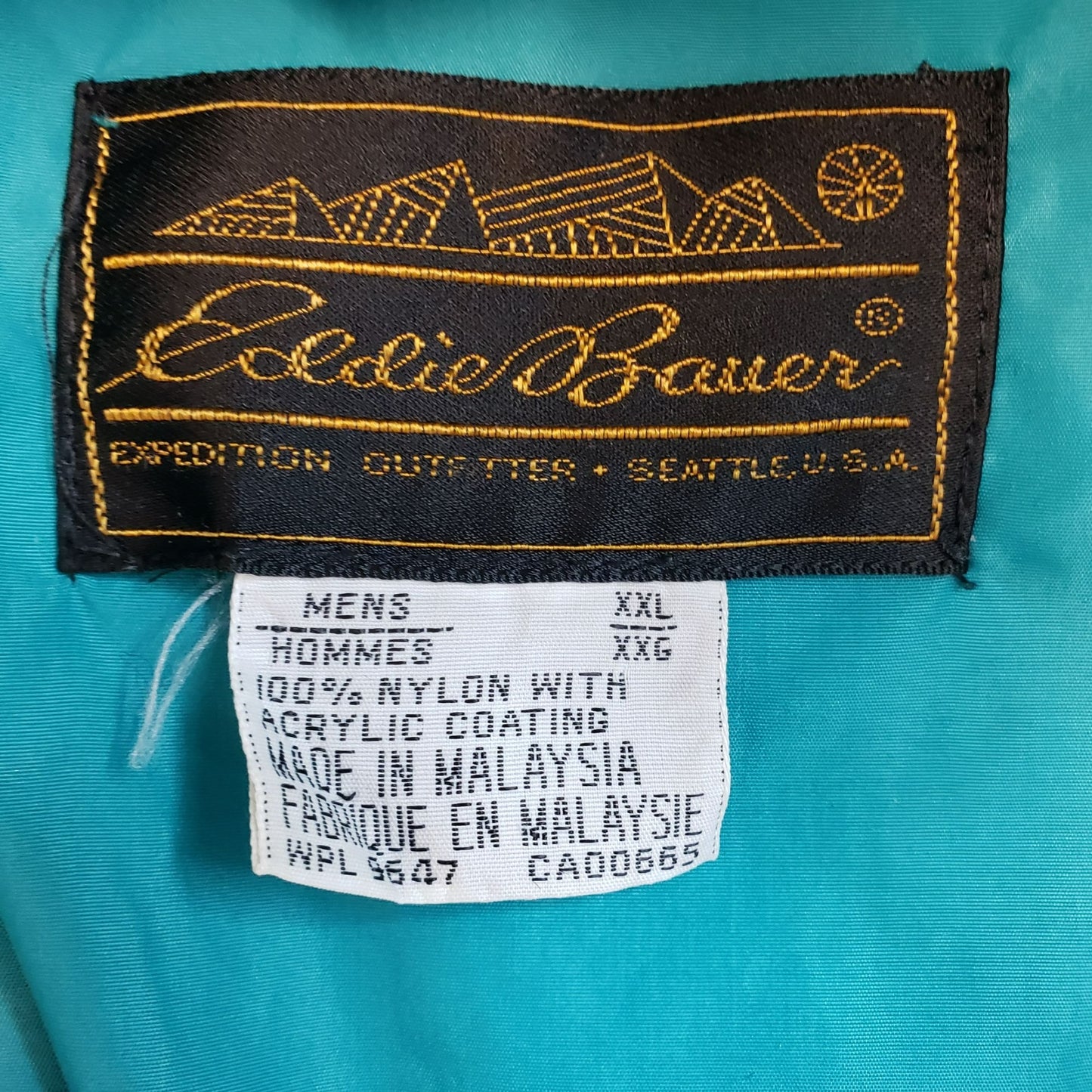 Eddie Bauer Activewear Windbreaker Jacket Size XXL