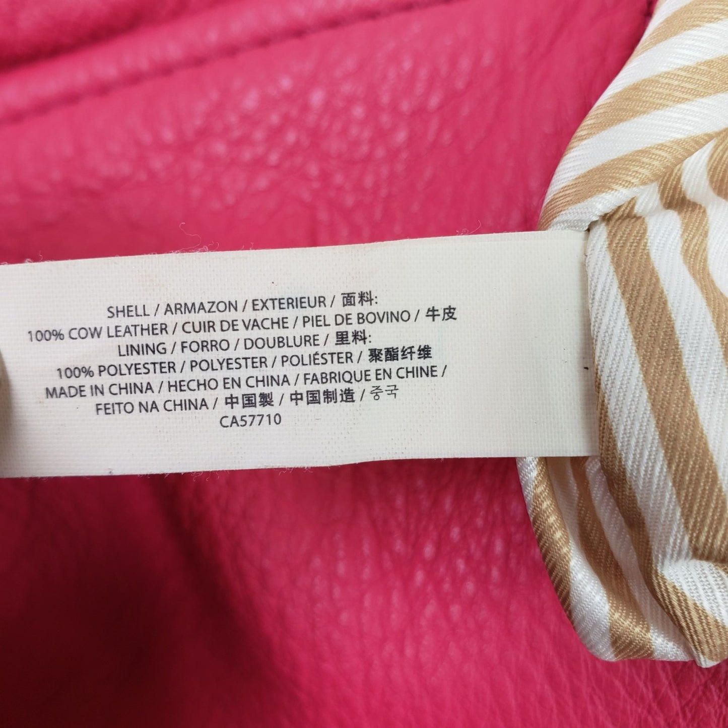 Kate Spade Pink Pebble Leather Shoulder Handbag