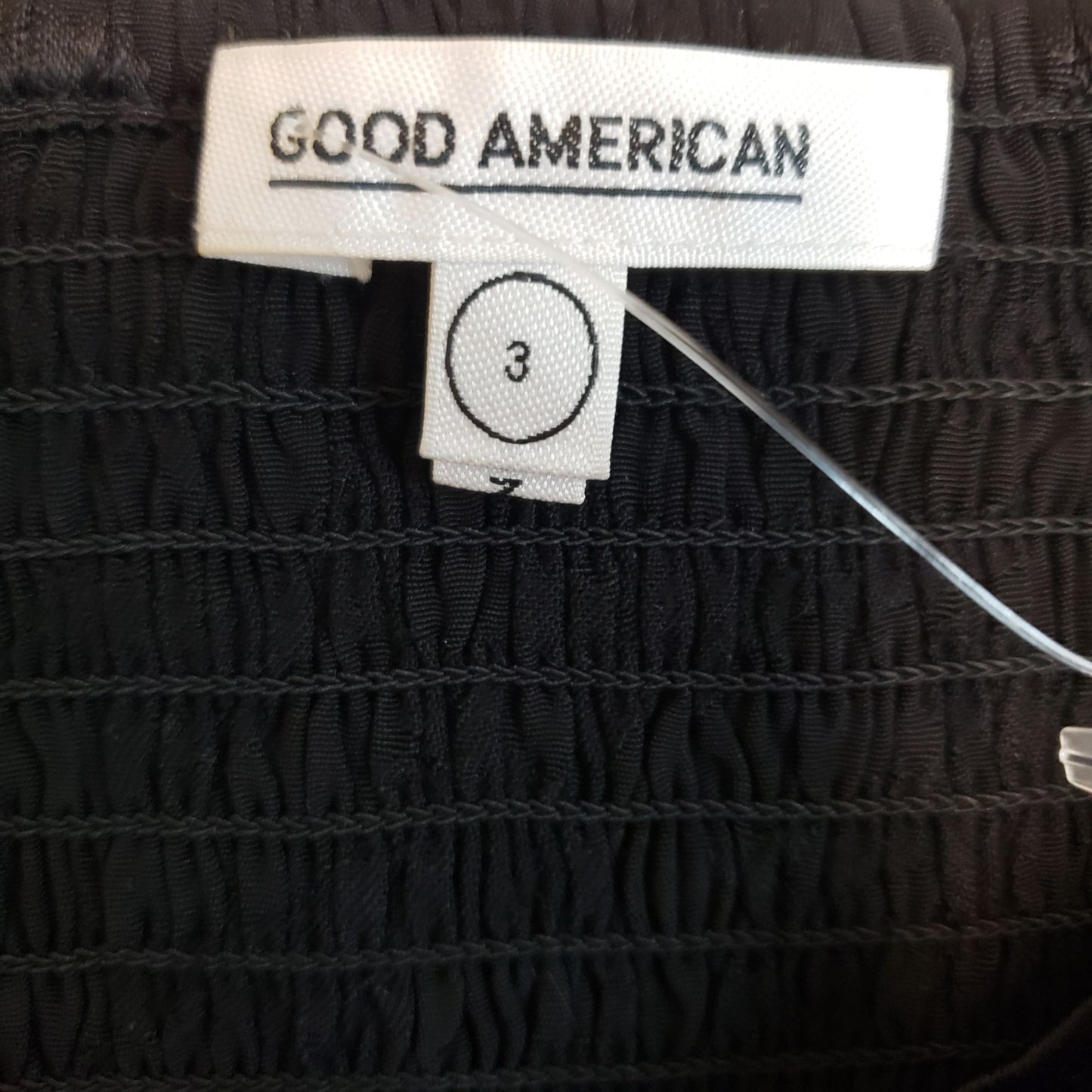 NWOT Good American Corset Puff Sleeve Maxi Dress Size 3/Medium