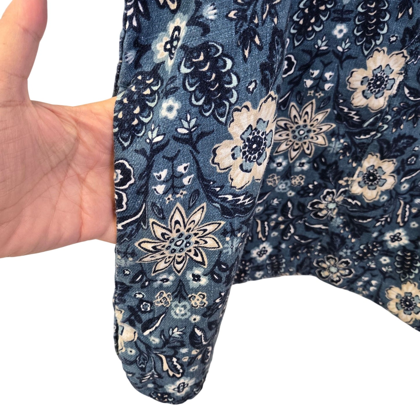 Seasalt Cornwall Loganberry Ramie & Cotton Blend Floral Tunic Top Size 18