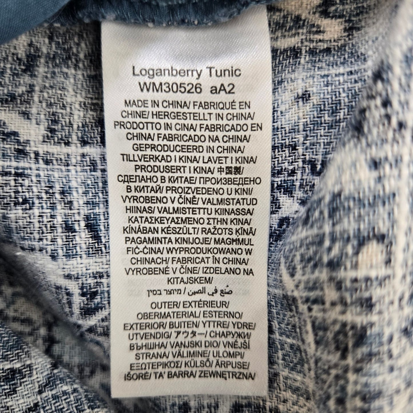 Seasalt Cornwall Loganberry Ramie & Cotton Blend Floral Tunic Top Size 18