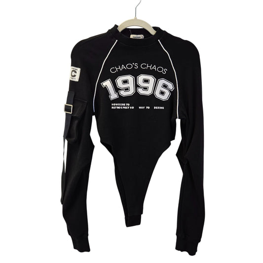 Chao's Chaos 1996 Graphic Streetwear Bodysuit Size Medium