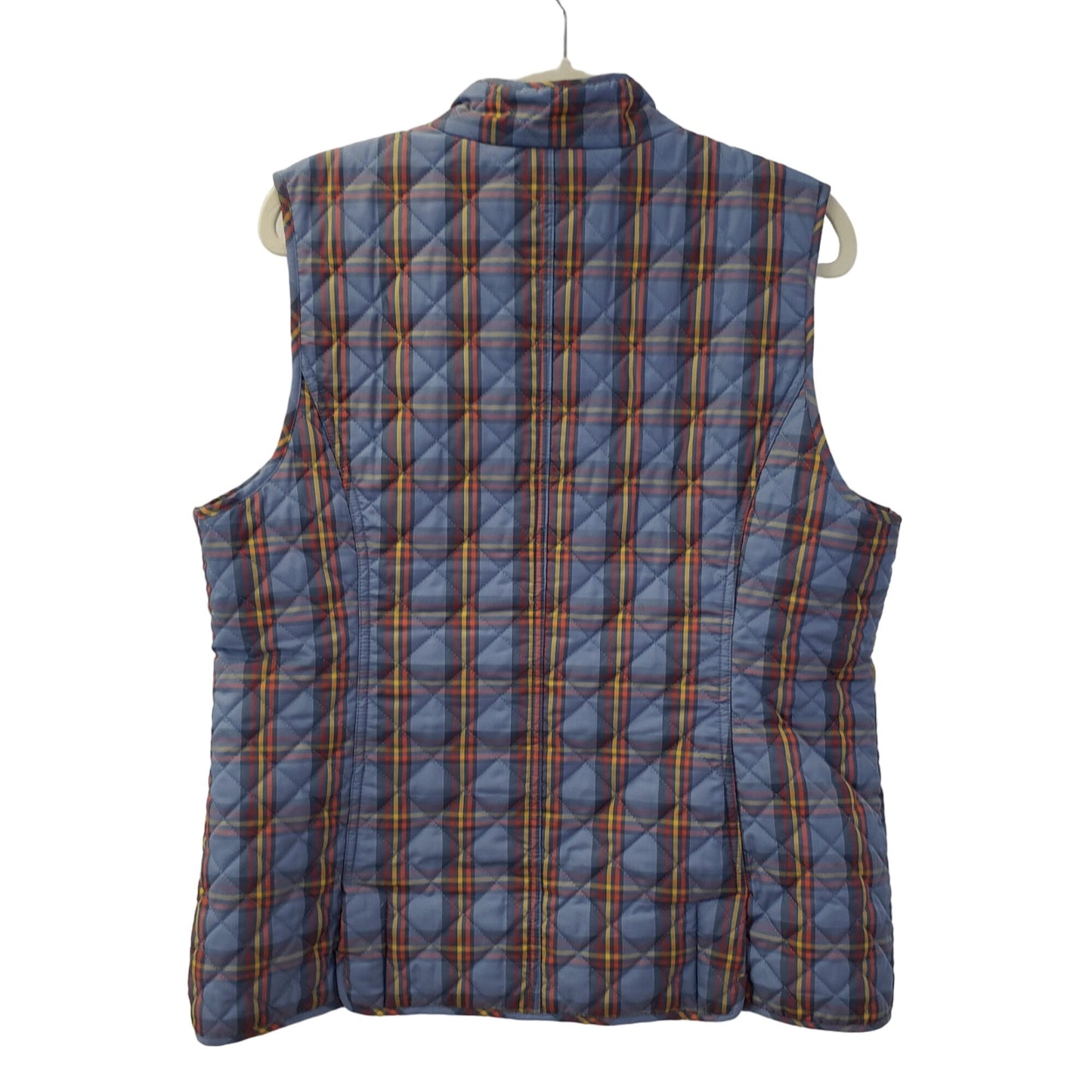 Orvis Plaid Quilted Vest with Thinsulate Size Large (est)
