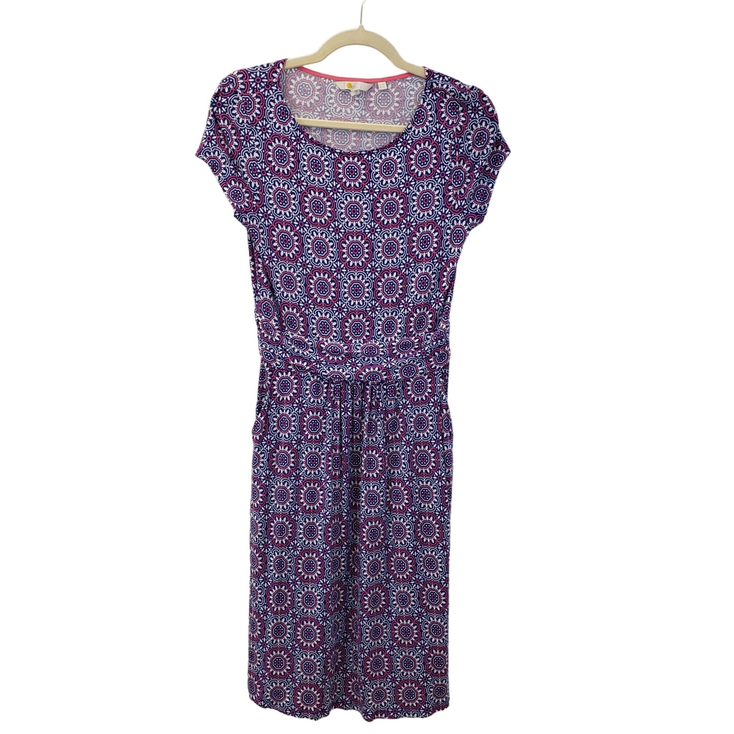 Boden Amelie Medallion Print Dress Size 4