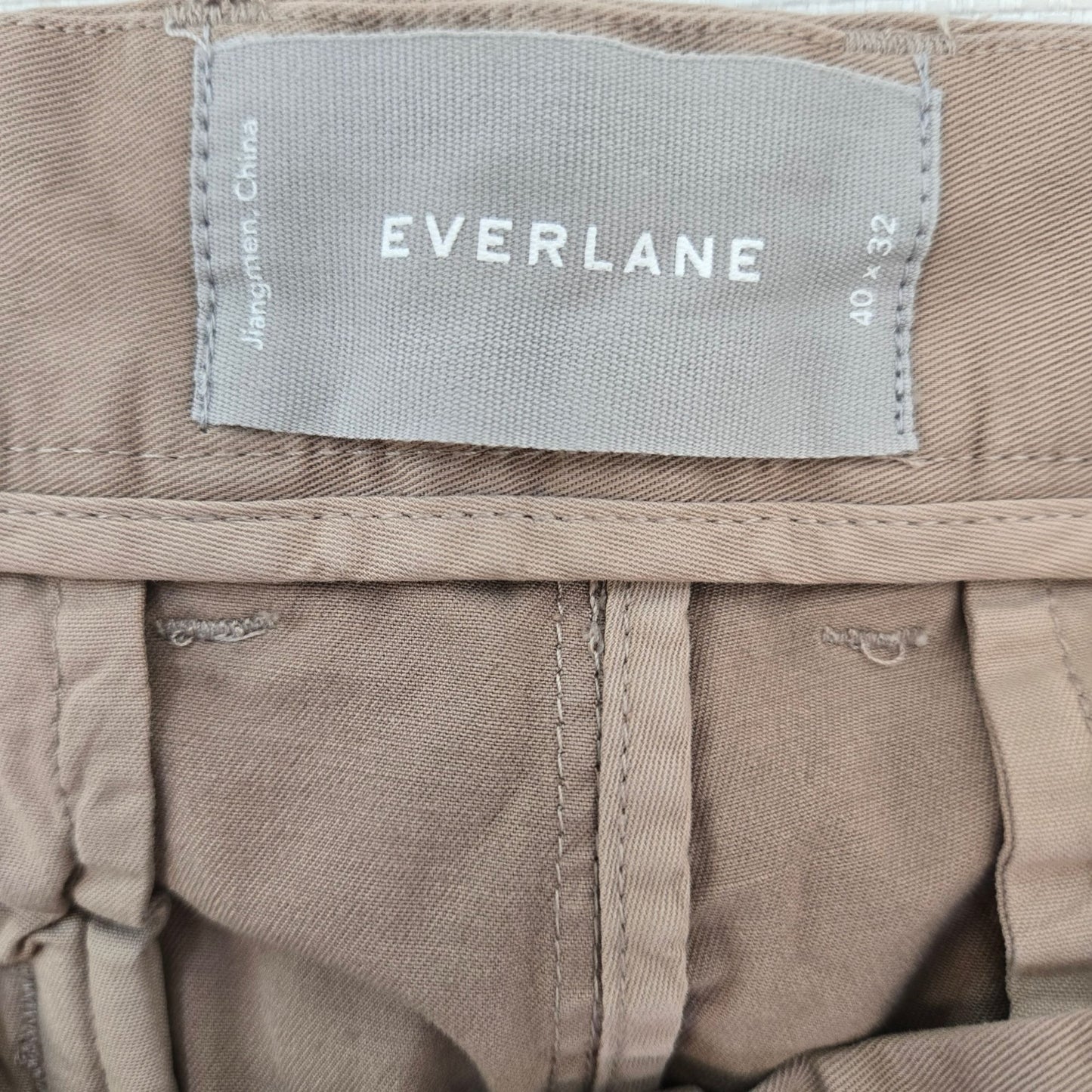 NWT Everlane The Performance Chino Pant in Khaki Size 40x32