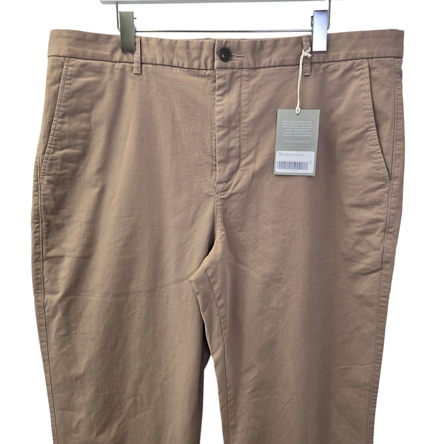 NWT Everlane The Performance Chino Pant in Khaki Size 40x32