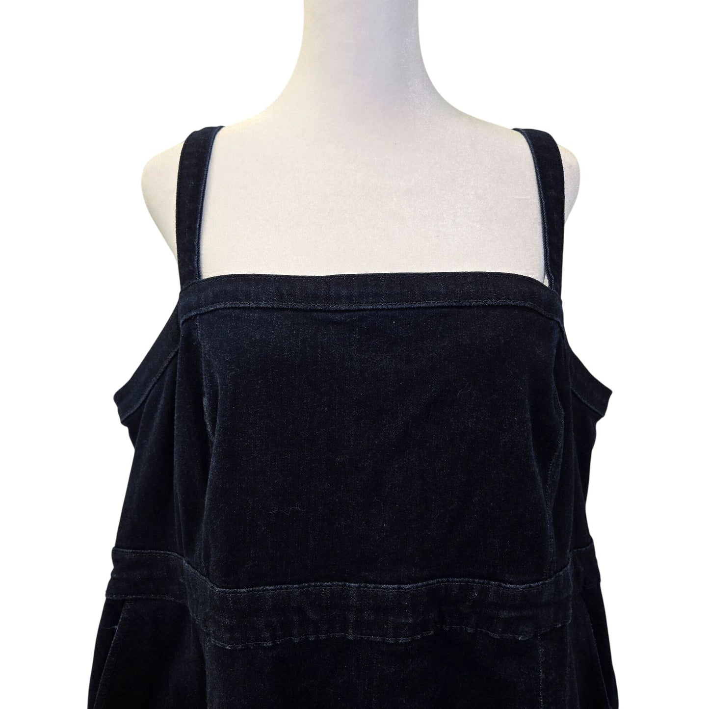 Torrid Studio by Torrid Denim Midi Jumper Dress Size 18