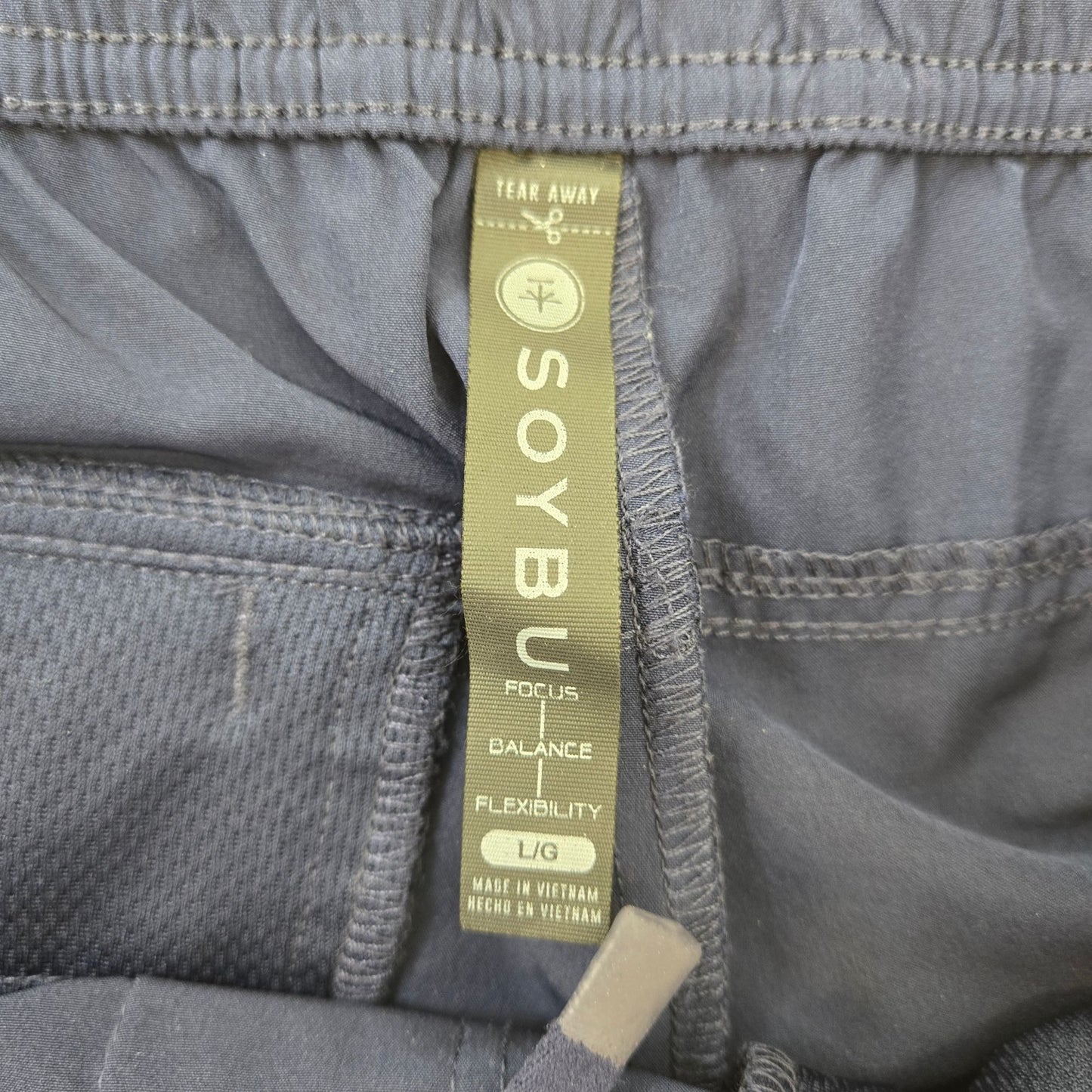 Soybu Lightweight Pull On Jogger Pants Size Large