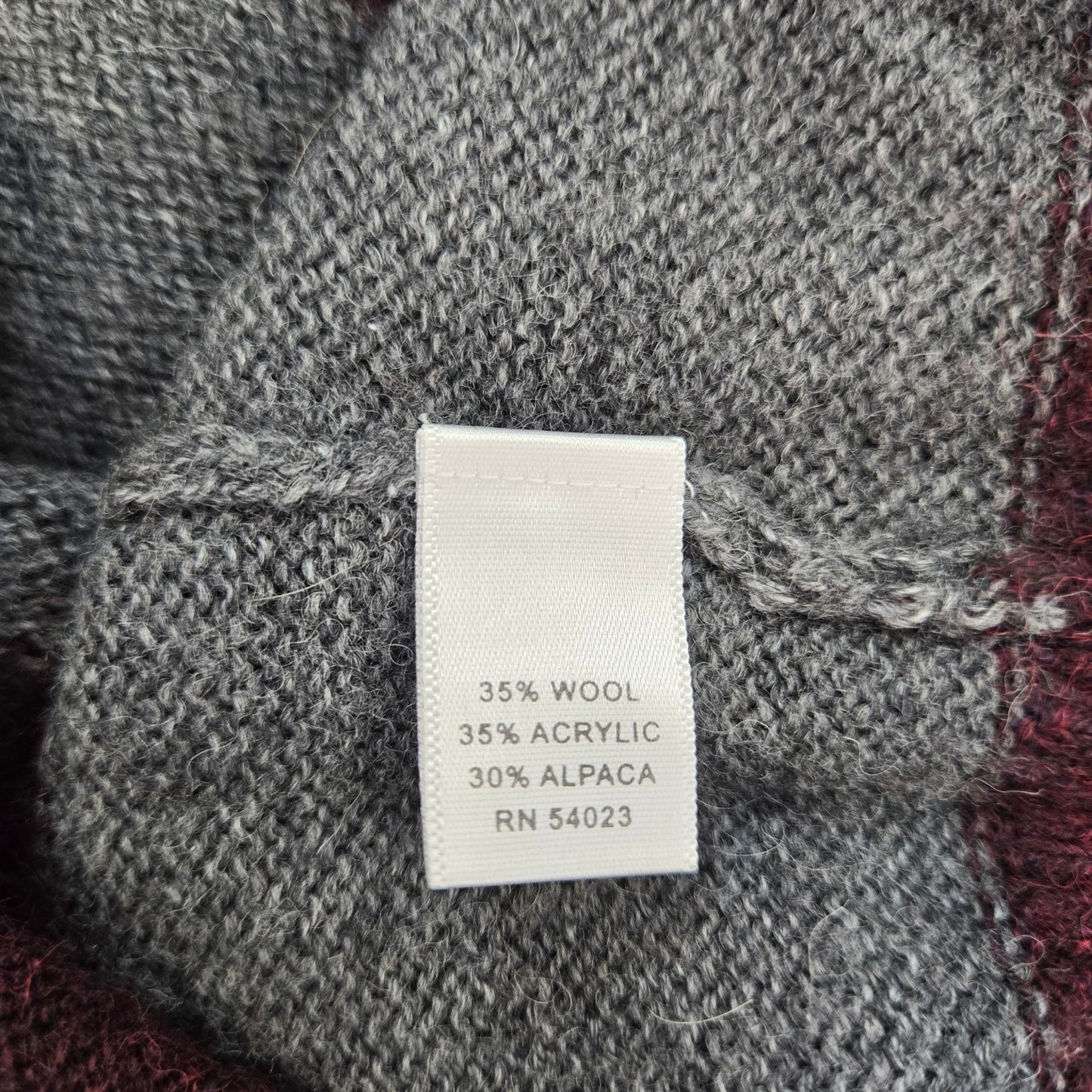 Banana Republic Wool & Alpaca Blend Striped V-Neck Sweater Size Medium