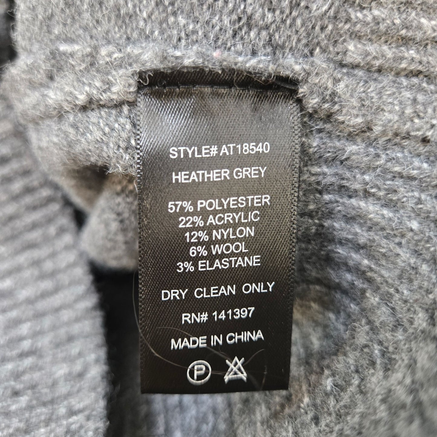ASTR The Label Wool Blend Collared Cropped Sweater Size XL