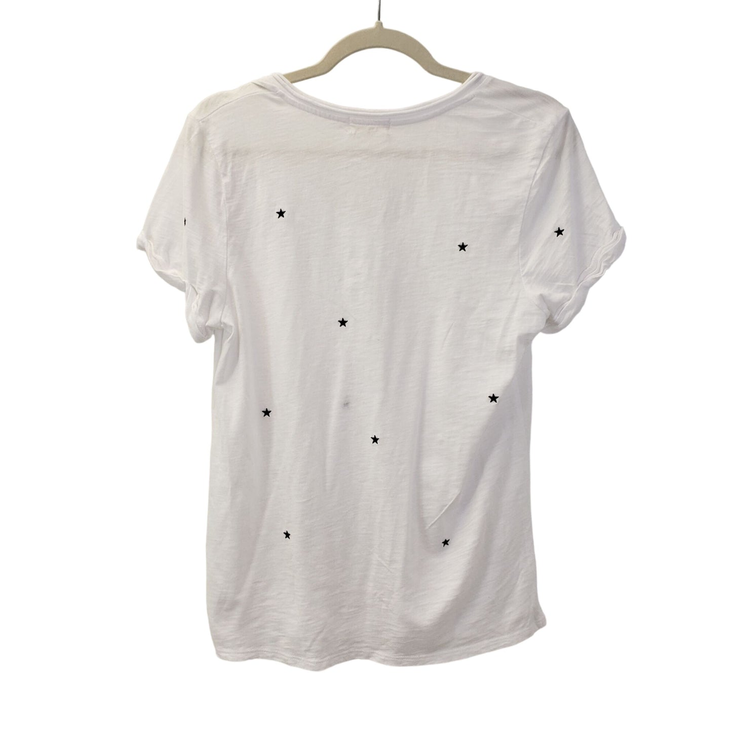Anthropologie t.la Star Print Short Sleeve Slub T-shirt Size Small