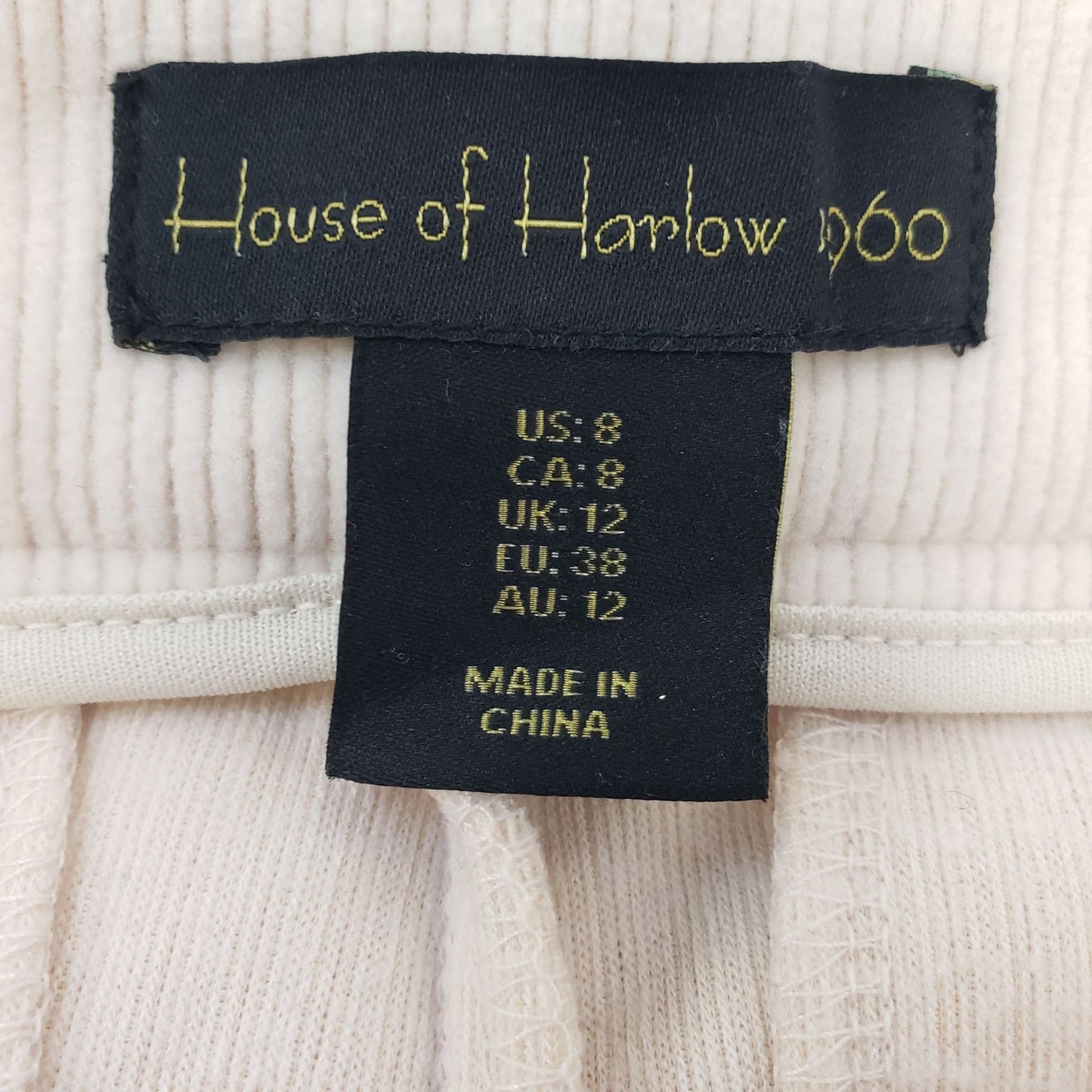 NWOT House of Harlow 1960 x Revolve High Rise Flare Corduroy Pants Size 8