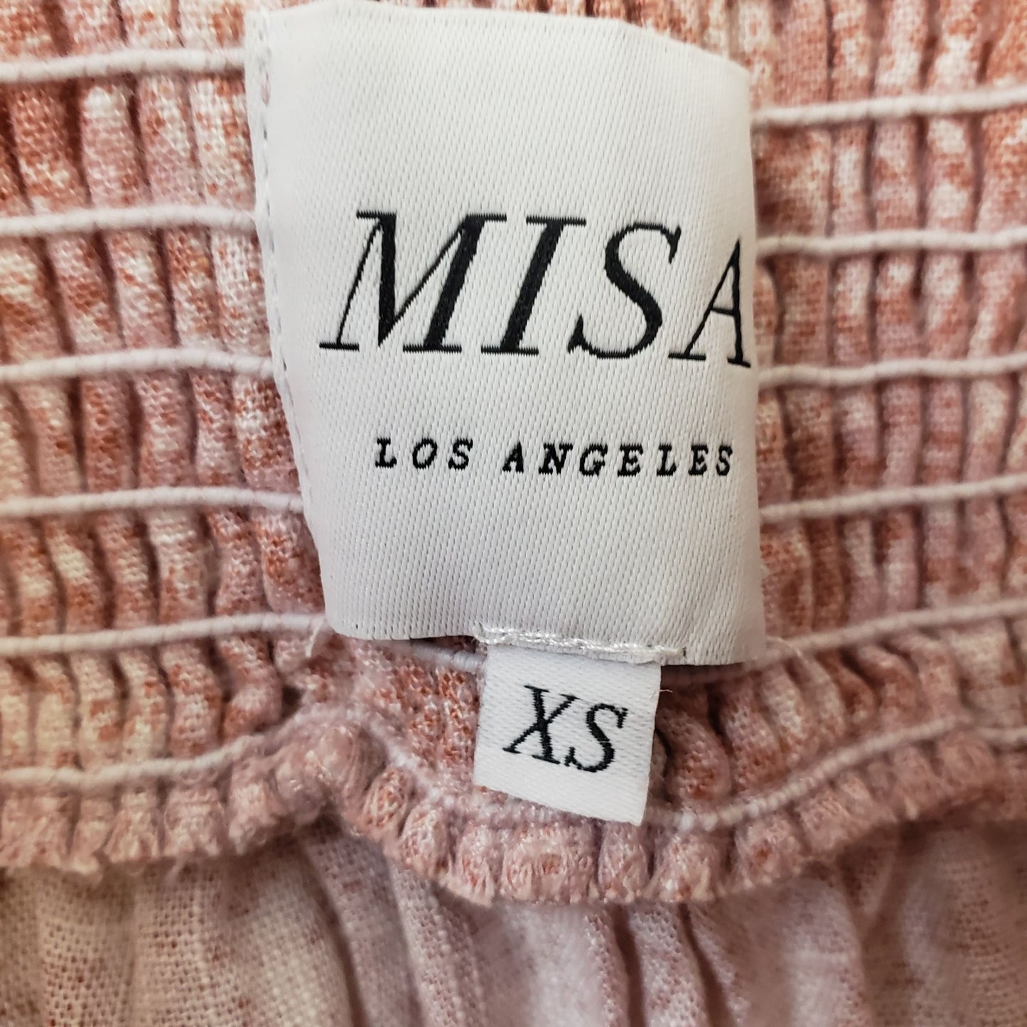 MISA Los Angeles Marion Ruffled Linen Blend Mini Skirt Size XS