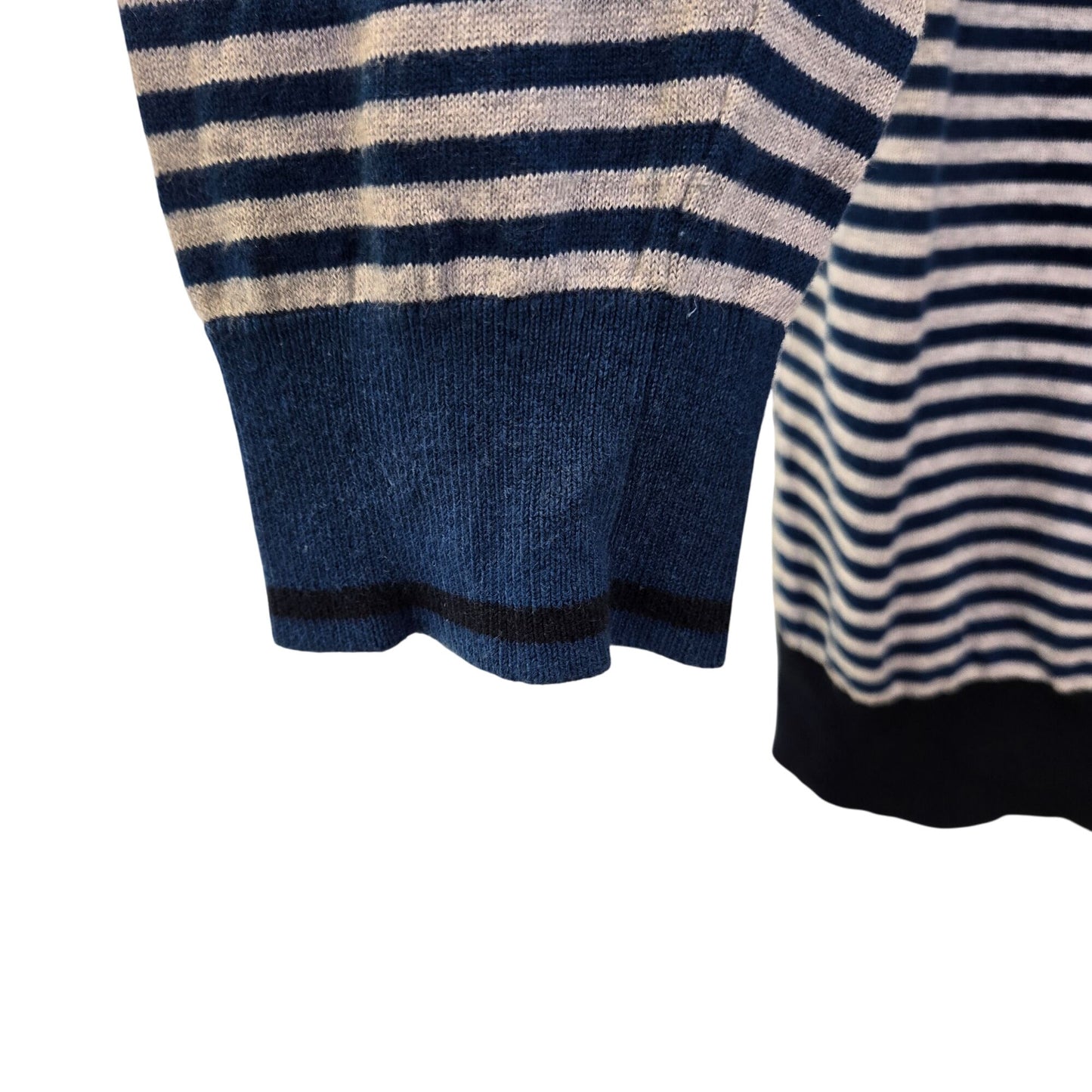 Banana Republic Silk & Linen Blend Striped Cardigan Sweater Size Large
