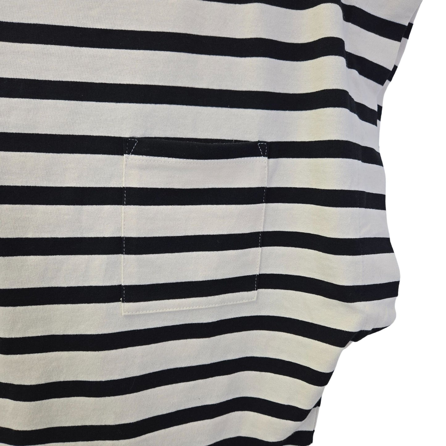 NWT J. Crew Muscle Boat Neck Striped Tee Size Small