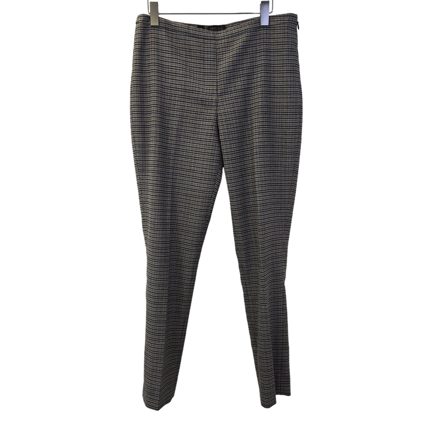 Carlisle Houndstooth Pattern Trouser Pants Size 10