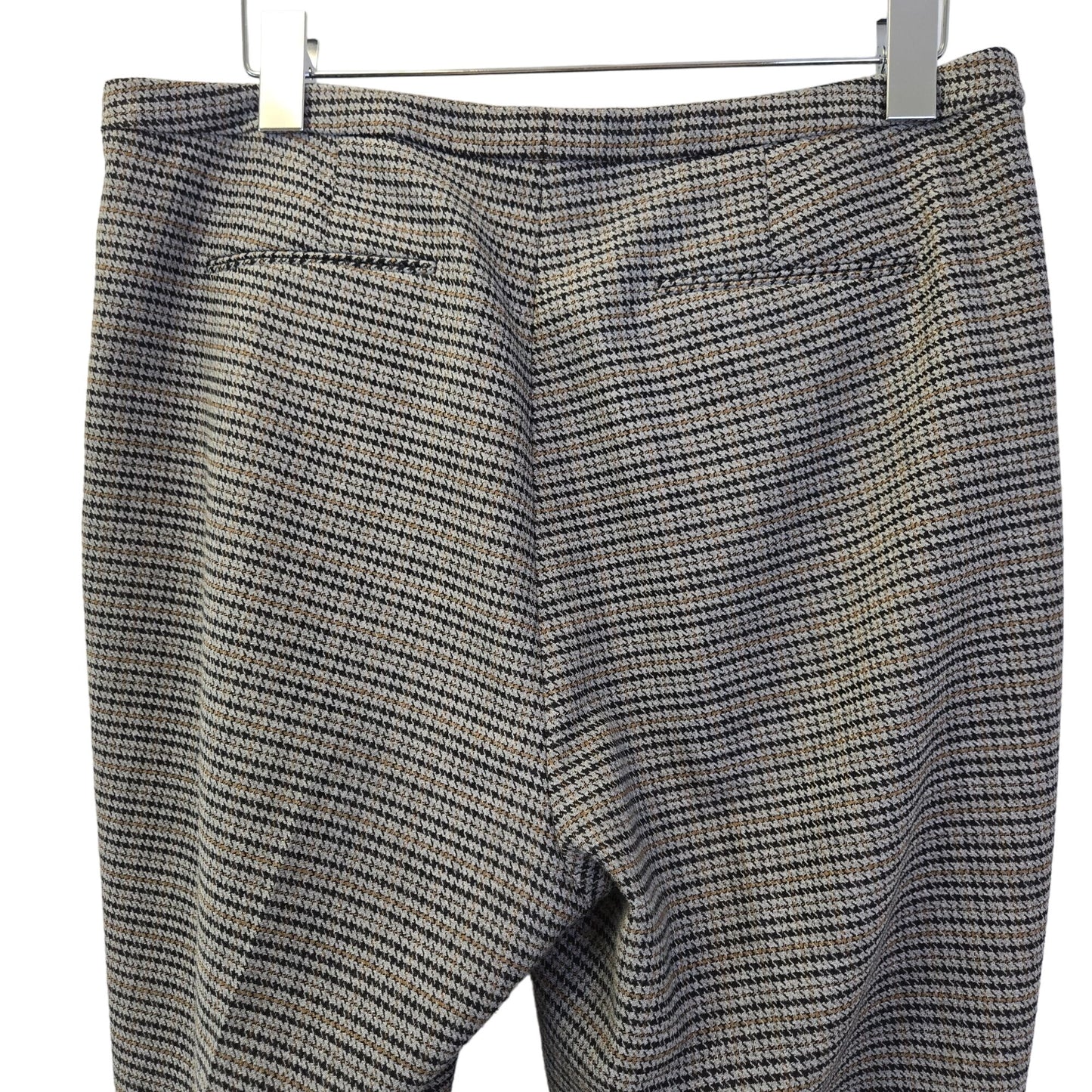 Carlisle Houndstooth Pattern Trouser Pants Size 10