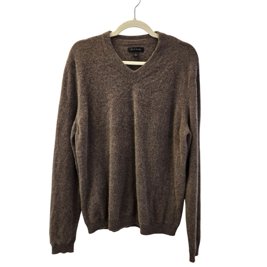 John W. Nordstrom 100% Cashmere V-Neck Sweater Size Large