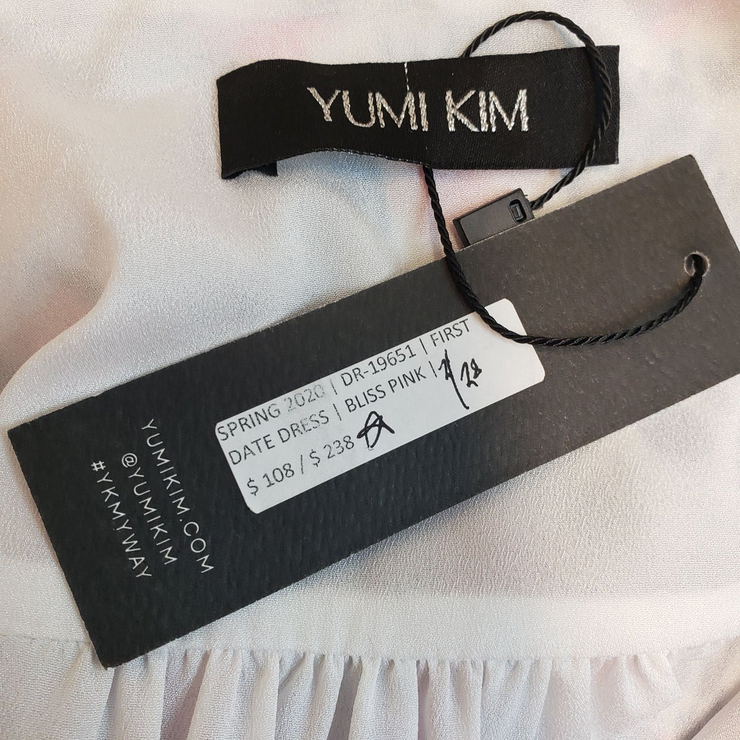 NWT Yumi Kim First Date Wrap Ruffle Hem Dress Size 2