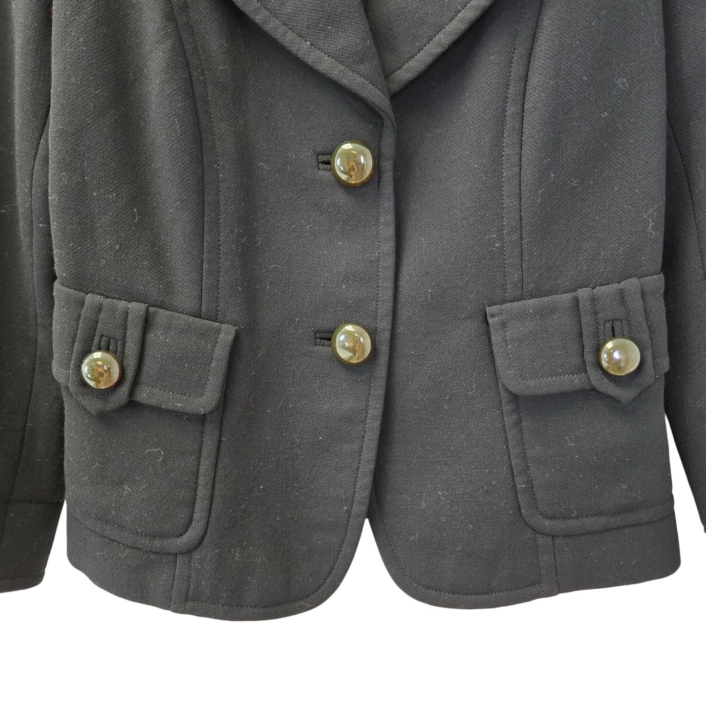 Talbots 100% Wool Two Button Blazer Jacket Size 2