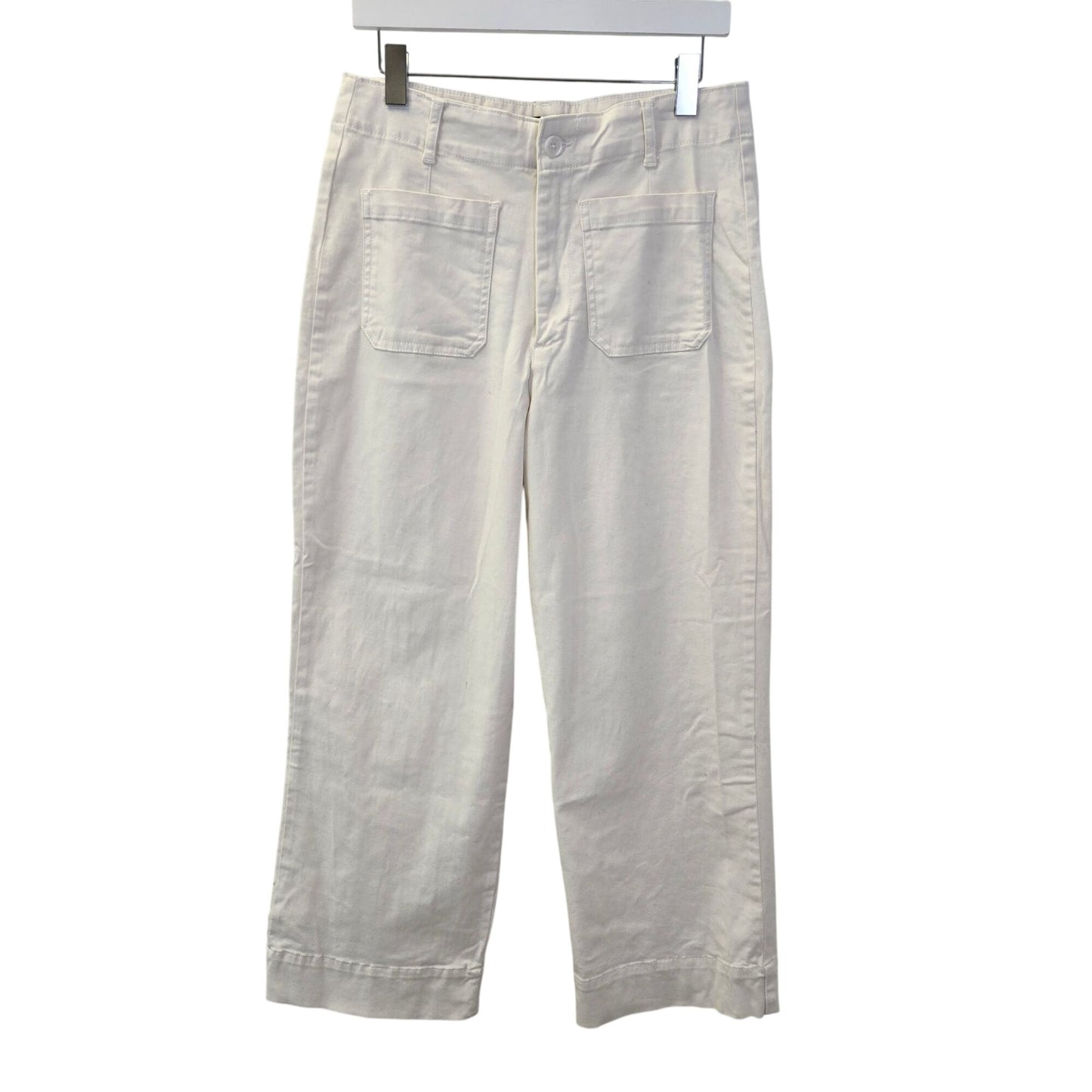 Bagatelle Wide Leg High Rise Patch Pocket Crop Pants Size 12