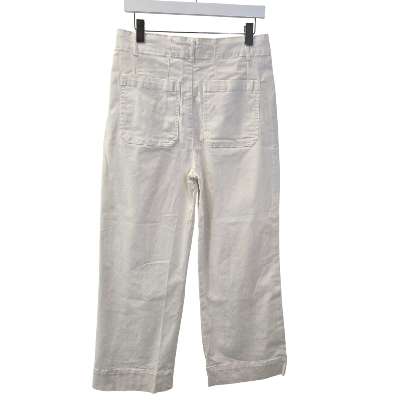 Bagatelle Wide Leg High Rise Patch Pocket Crop Pants Size 12