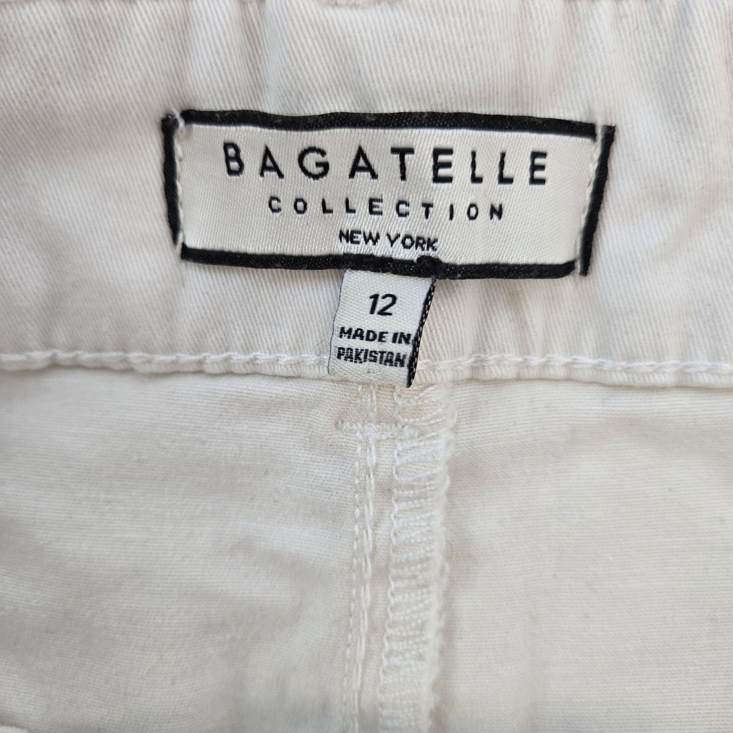 Bagatelle Wide Leg High Rise Patch Pocket Crop Pants Size 12