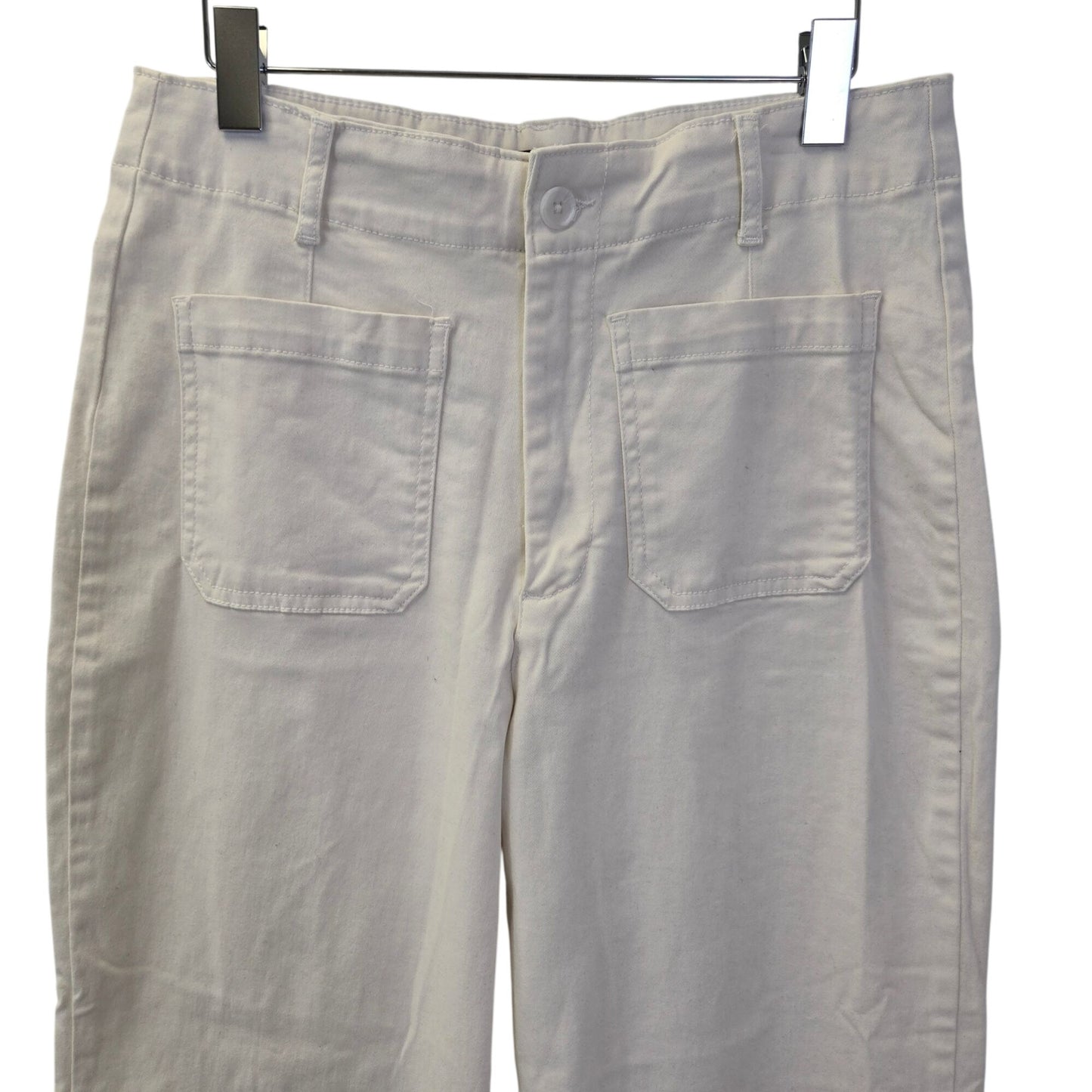 Bagatelle Wide Leg High Rise Patch Pocket Crop Pants Size 12