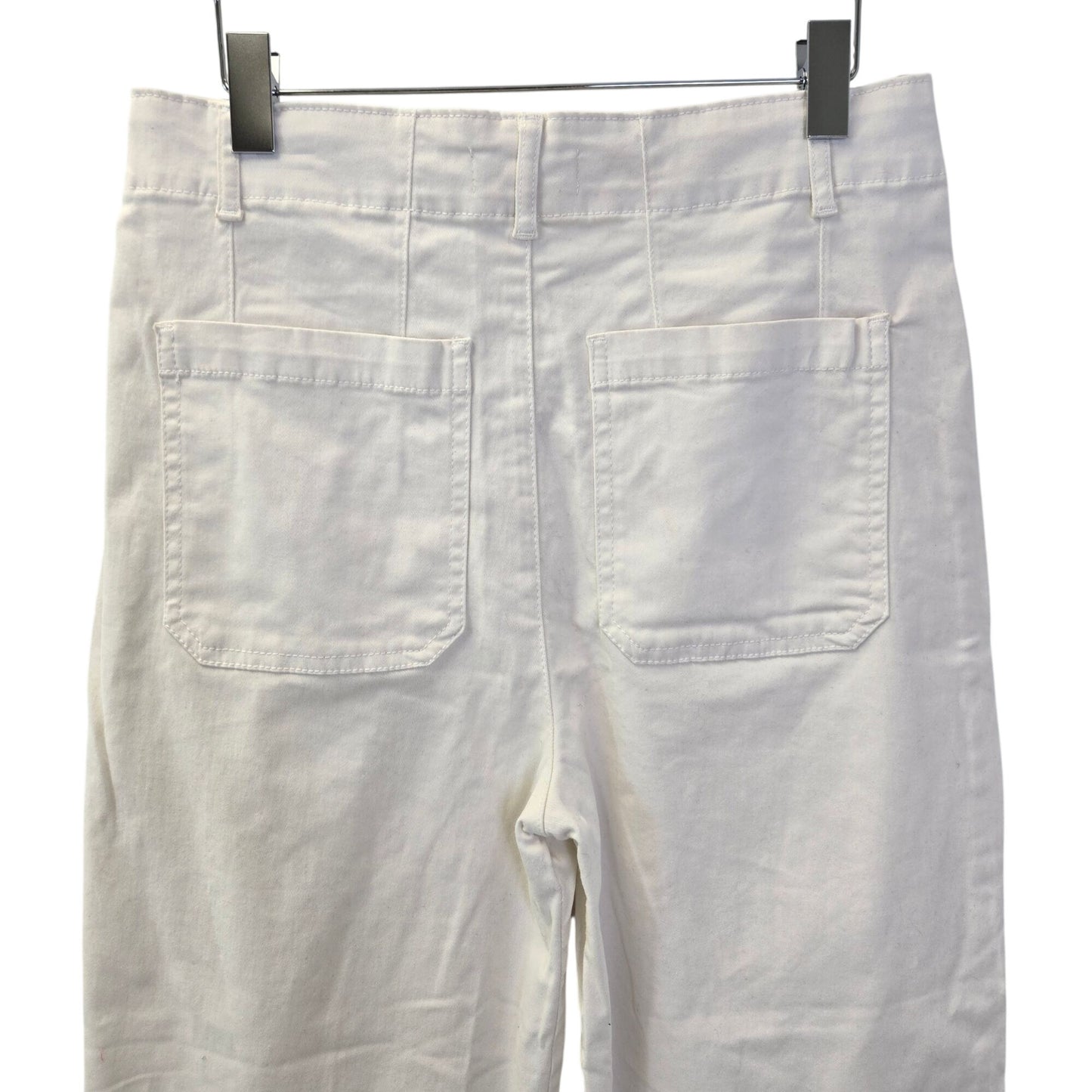 Bagatelle Wide Leg High Rise Patch Pocket Crop Pants Size 12