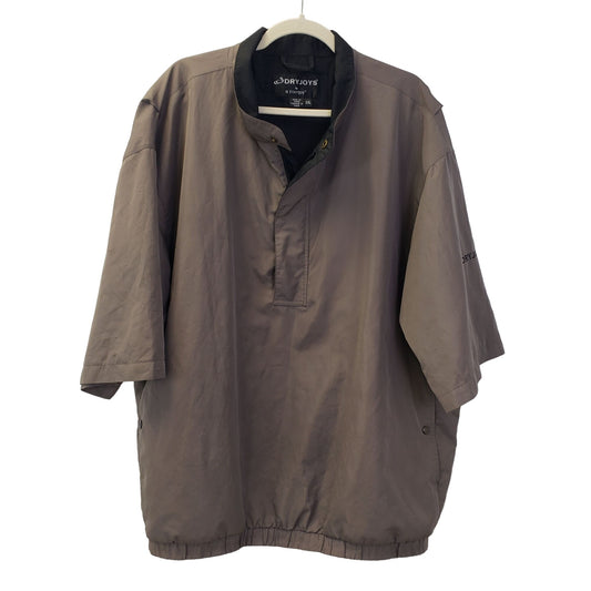 Footjoy Dryjoys Short Sleeve Pullover Windbreaker Jacket Size XXL