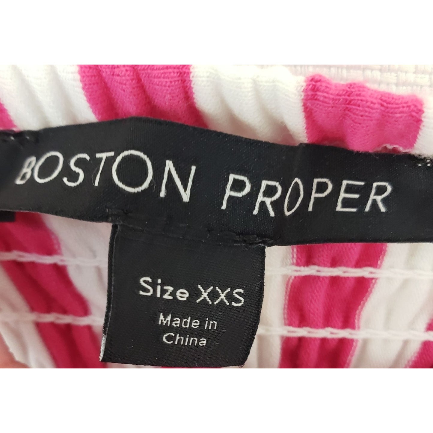 Boston Proper Striped Large Bell Sleeve Smocked Top Size XXS