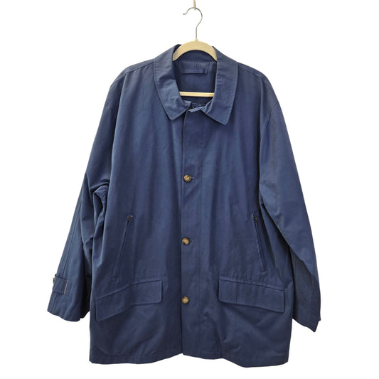 Talbots Men's Wind & Water Resistant Trench Jacket Size XL