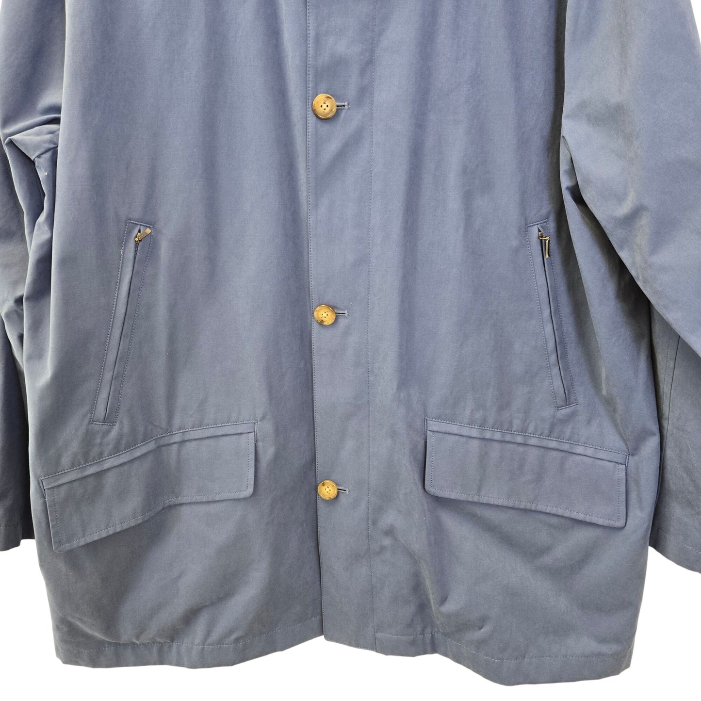 Talbots Men's Wind & Water Resistant Trench Jacket Size XL