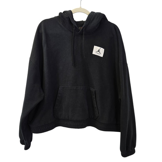 Nike Jordan Flight Loose Fit Cropped Dolman Sleeve Hoodie Size 2X