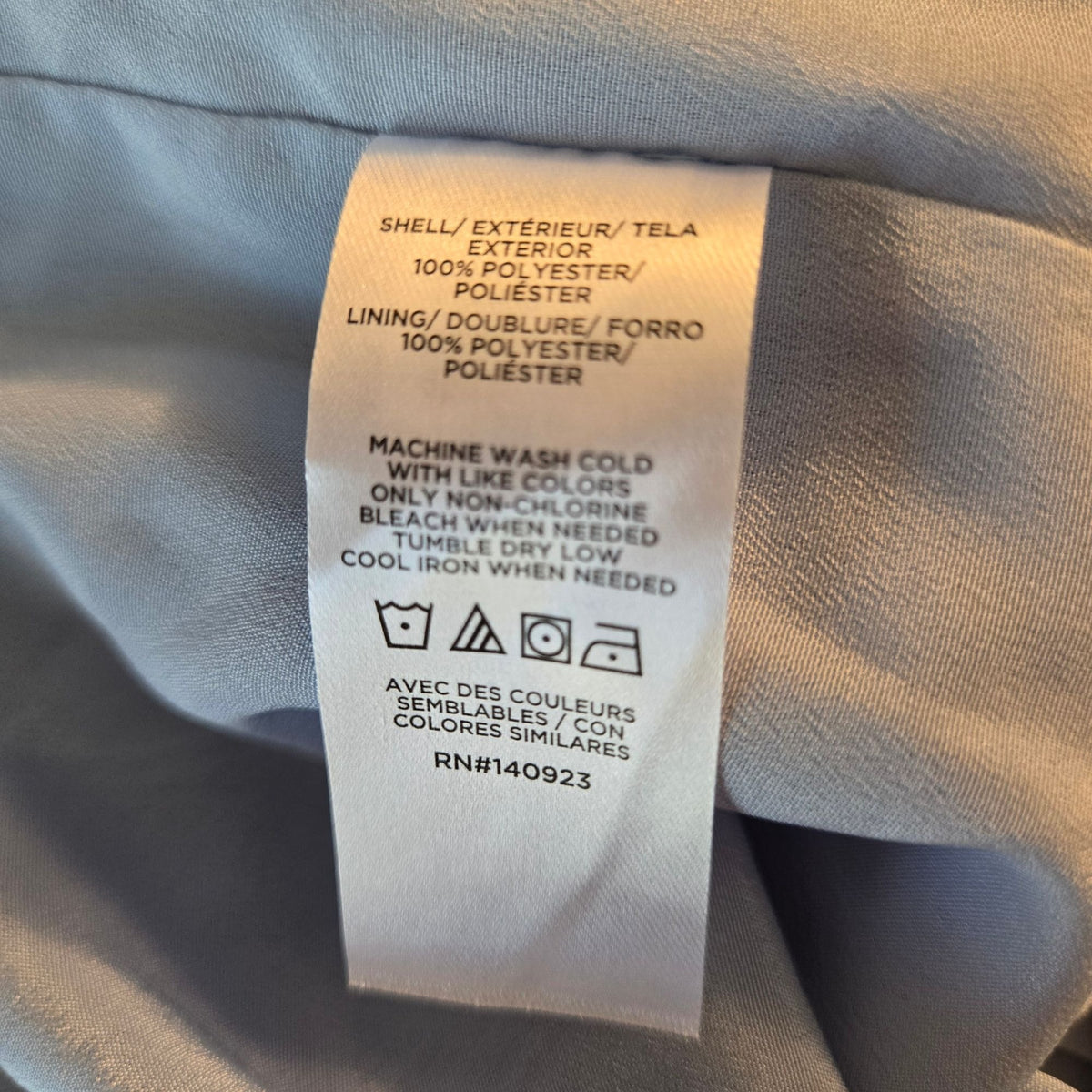 NWT Loft Outlet Allie Crinkle Ruffle Blouse in Derby Blue Size Small