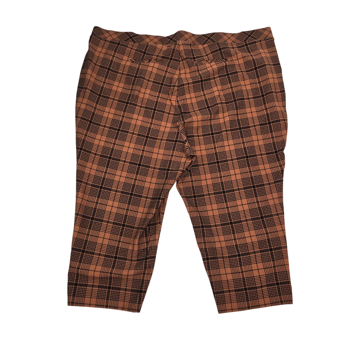 NWT Torrid Relaxed Tapered Studio Luxe Plaid Ponte Pants Size 6X Short