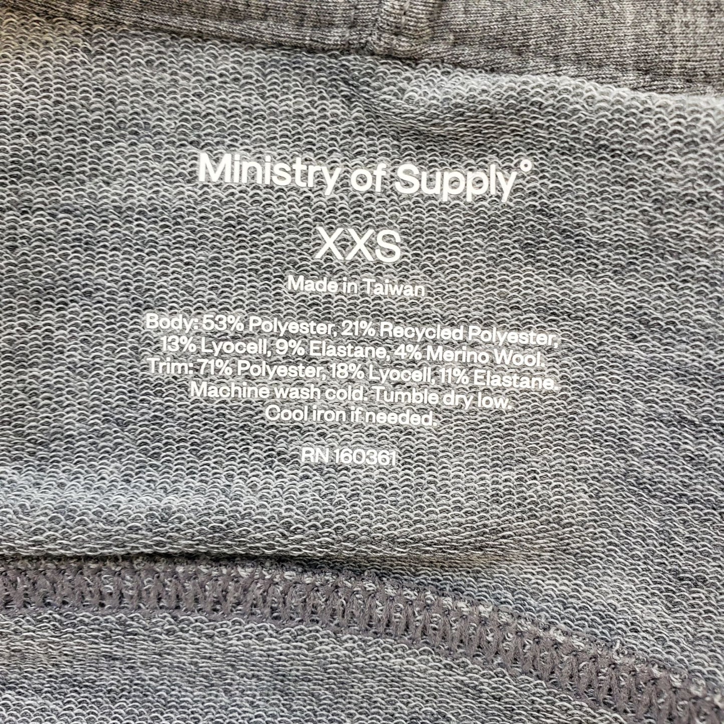 NWT Ministry of Supply Oversized Fusion Terry Cardigan Sweatshirt Size XXS