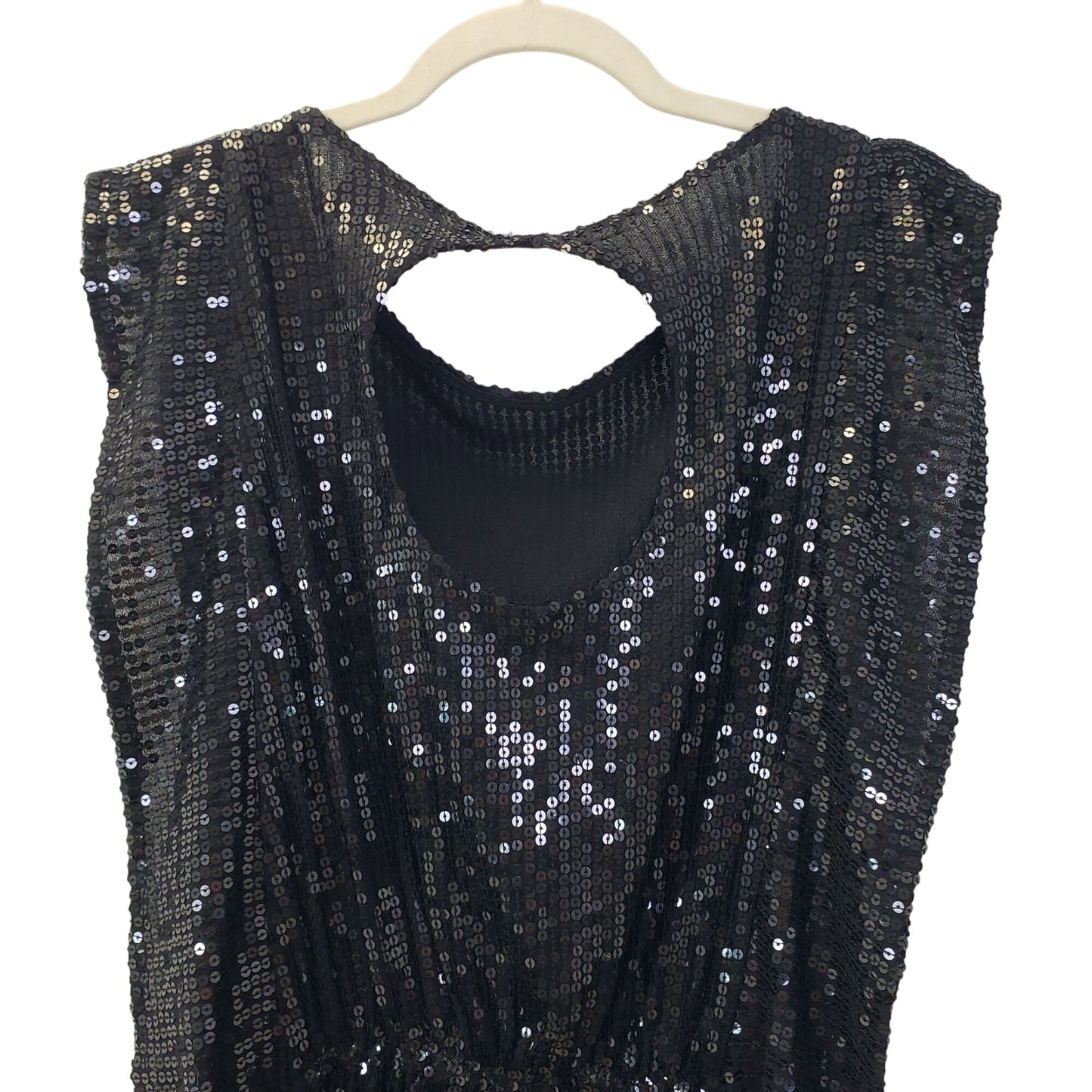 Free People Sequin Embellished Tunic Top Size XS