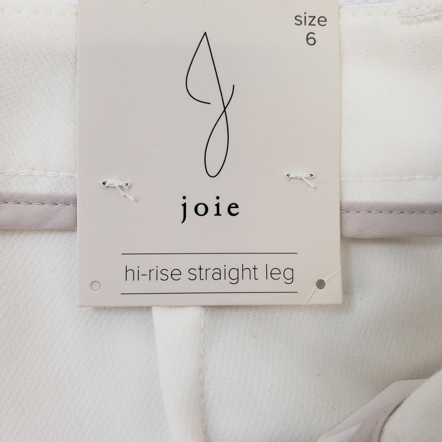 NWT Joie High Rise Straight Leg Trouser Pants Size 6