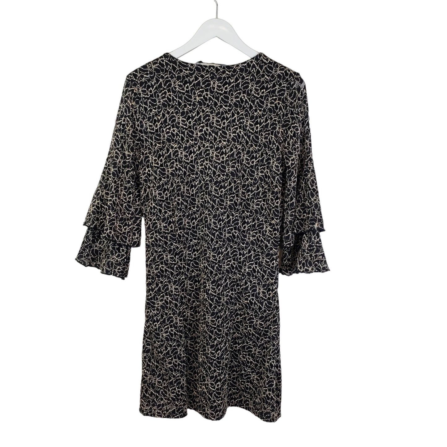 Vero Moda Desiree Textured Bell Sleeve Mini Shift Dress Size Small