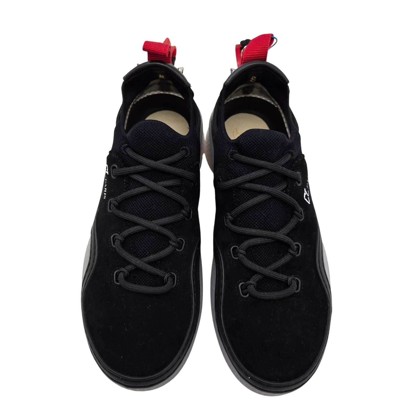 NWT/NIB Christian Louboutin Men's Arpoador Flat Black Sneakers Size 40/US Size 7