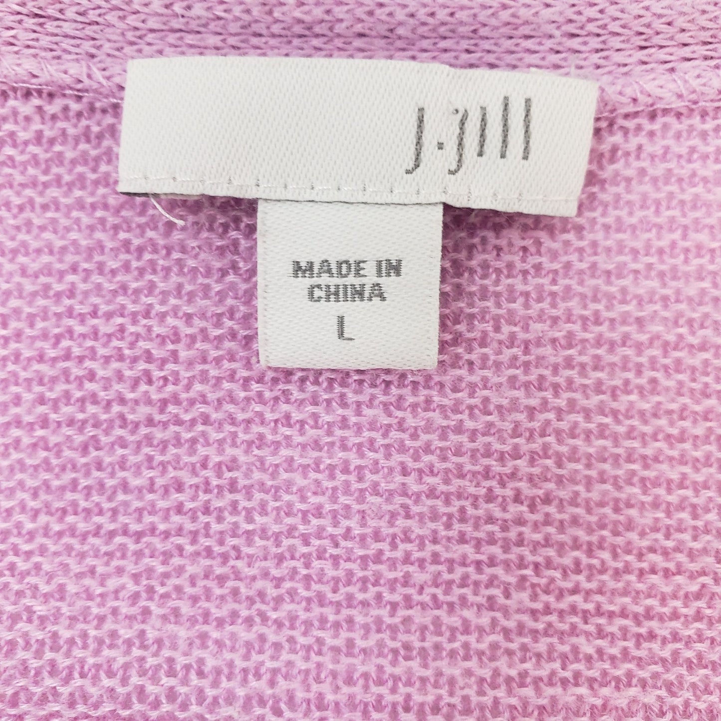 J. Jill Linen Blend Open Cardigan Sweater Size Large