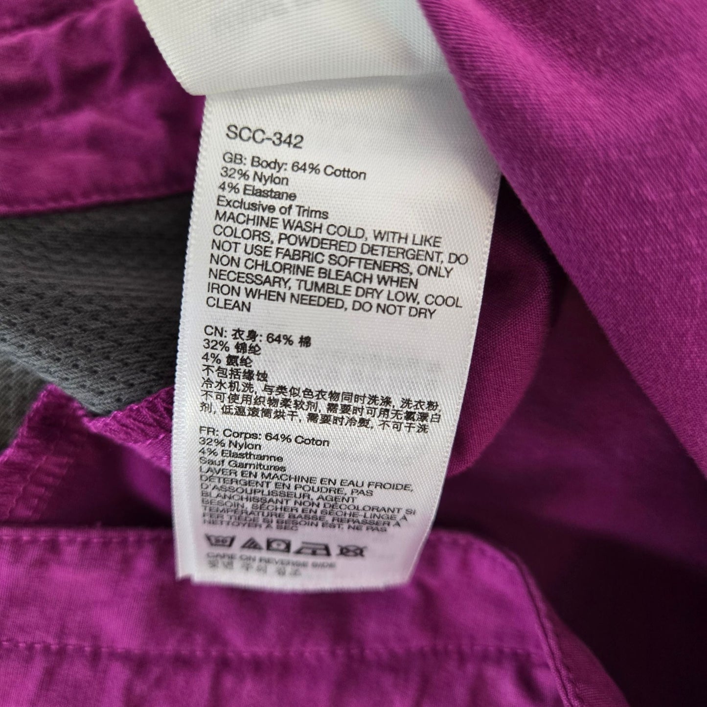 Marmot Fuscia Pink Leah 10" Shorts Size 6