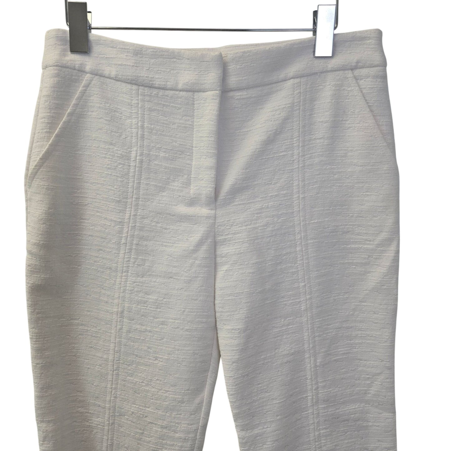 Trina Turk North Beach Textured Split Hem Crop Pants Size 6